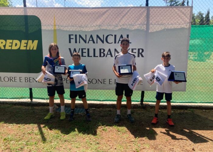 Circuito T.E under 12: secondo titolo in doppio per il 2011 Carroccio