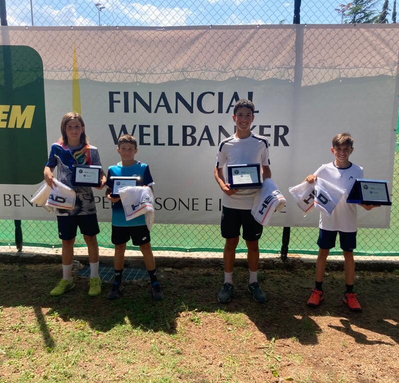 Circuito T.E under 12: secondo titolo in doppio per il 2011 Carroccio