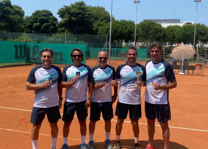 Il Ct Palermo si conferma campione d’Italia over 50. Schiacciata la concorrenza al Ct Cà del Moro Venezia