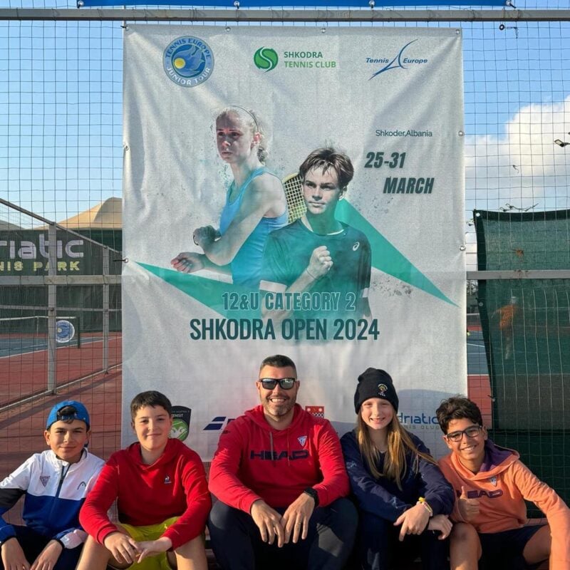 Circuito T.E under 12: in Albania quattro atleti del Ctp nel main draw