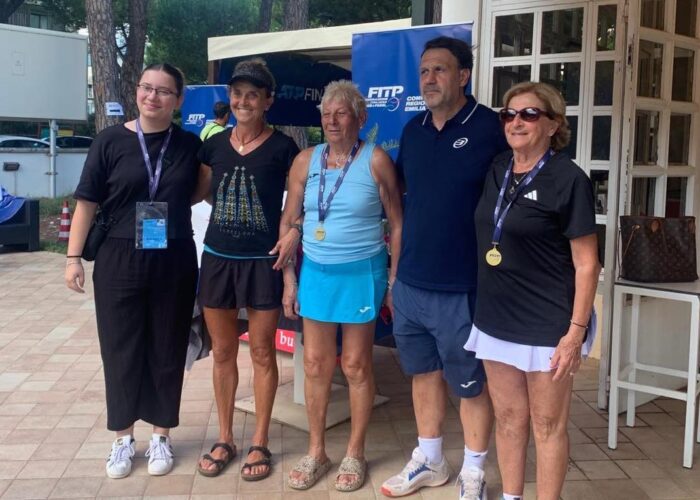 Campionati italiani senior: De Nicola finalista nel doppio over 70