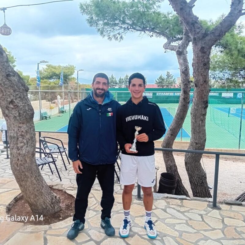 Carroccio si ferma soltanto in finale a Rafina, T.E under 14 maschile