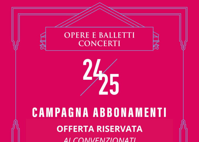 Campagna abbonamenti Teatro Massimo