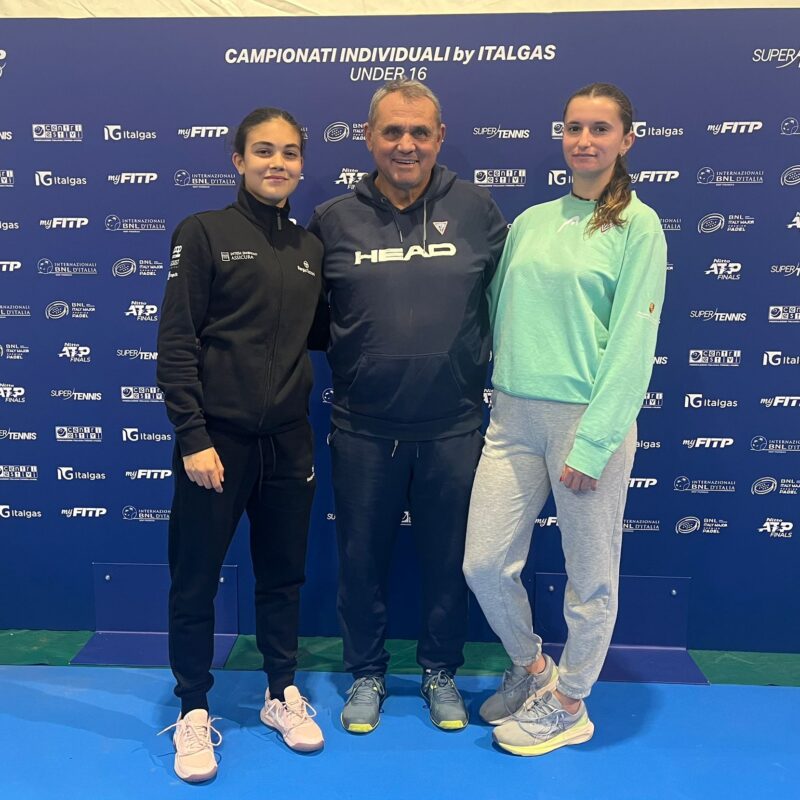 Allegra in finale ai campionati italiani under 16 by Italgas. Fiorillo sconfitta in semi da Zocco