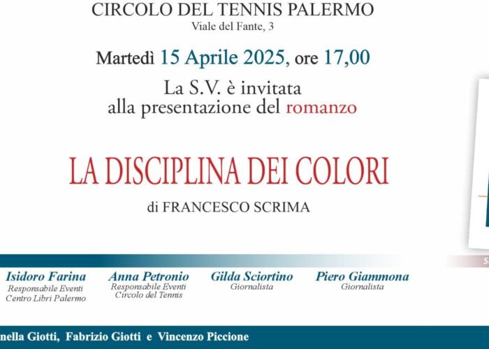 Evento culturale martedì 15 aprile