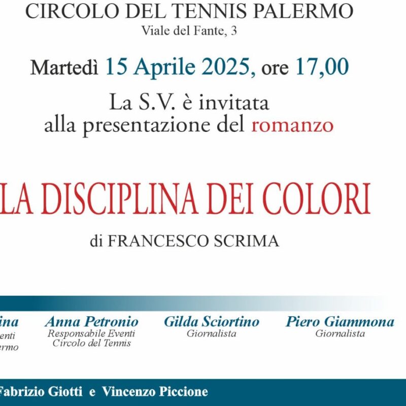 Evento culturale martedì 15 aprile