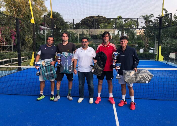Concluso il torneo open maschile e femminile di padel da 1.500 euro di montepremi