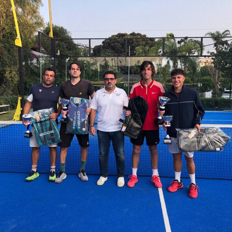 Concluso il torneo open maschile e femminile di padel da 1.500 euro di montepremi
