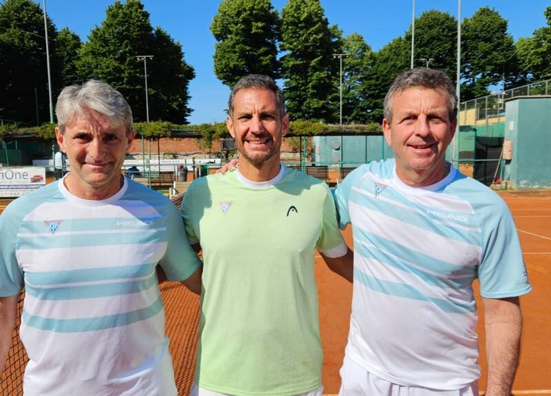 Le squadre over 55 e over 60 battute entrambe dal Ct Etruria Prato