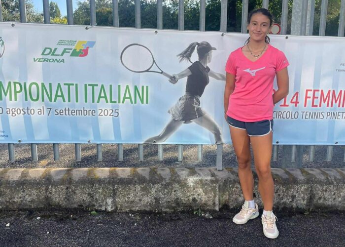 Campionati italiani under 14 femminili: a Verona, domenica Palmeri in campo nelle qualificazioni
