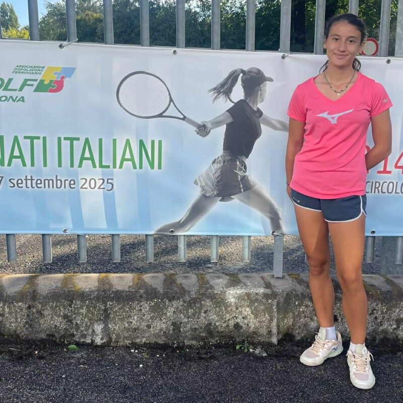 Campionati italiani under 14 femminili: a Verona, domenica Palmeri in campo nelle qualificazioni