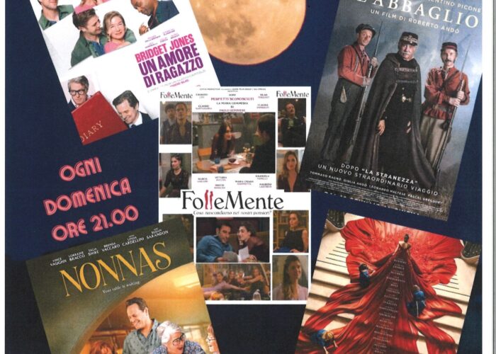 Domenica 10 agosto alle 21, secondo appuntemento con il Cinema sotto la luna