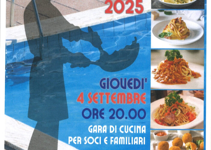 Un giorno da Chef, appuntamento a giovedì 4 settembre a bordo piscina