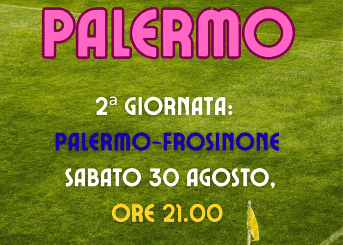 Proiezione partita del Palermo al Circolo: sabato 30 agosto Palermo – Frosinone