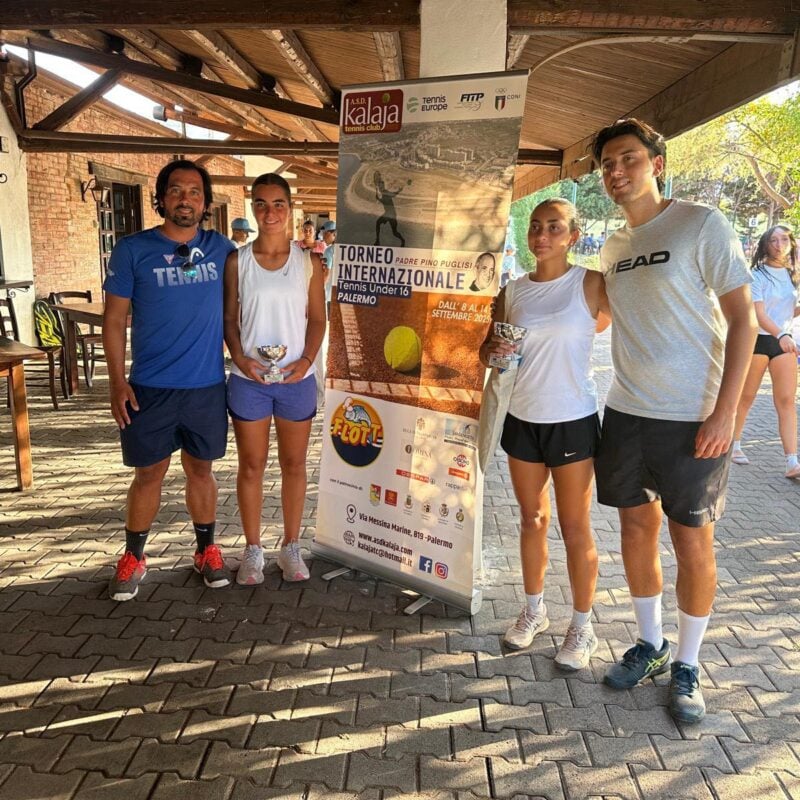 Petrotta finalista nel doppio al Tc Kalaja, Tennis Europe under 16