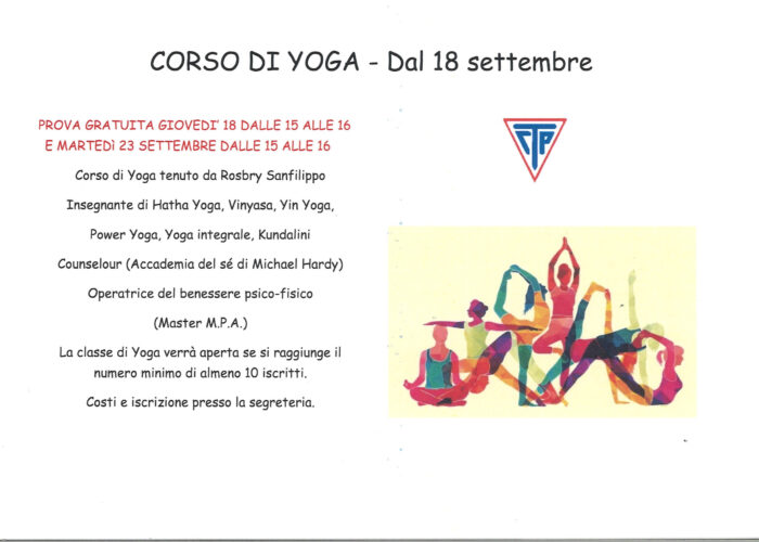 Corso di Yoga: prova gratuita