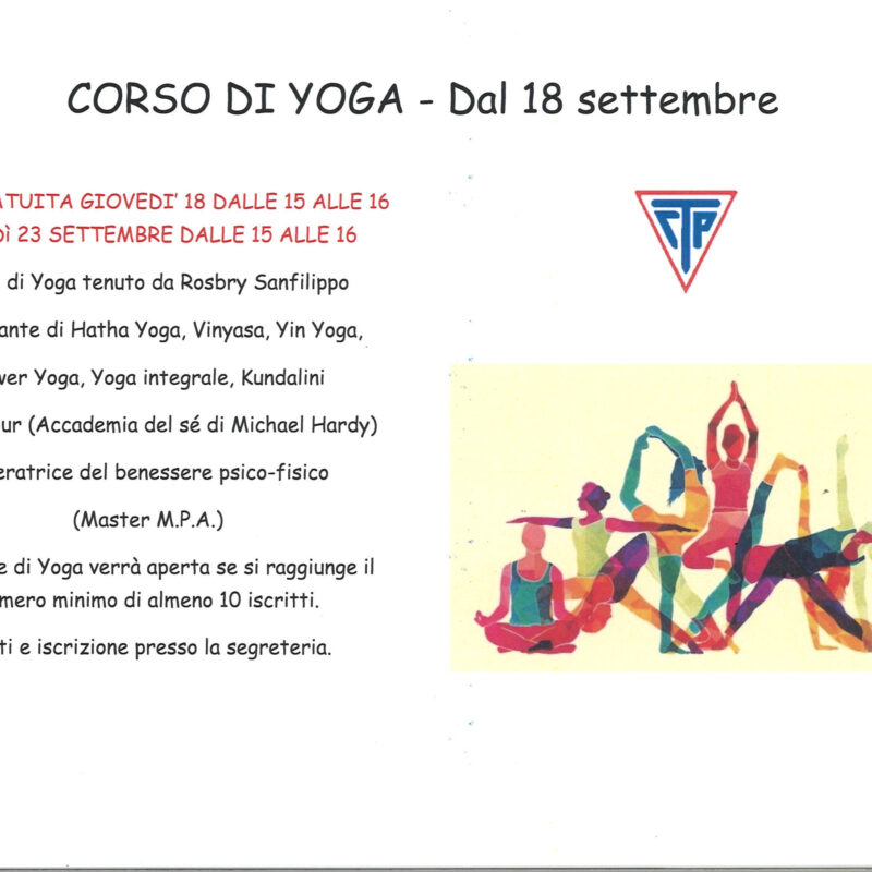 Corso di Yoga: prova gratuita