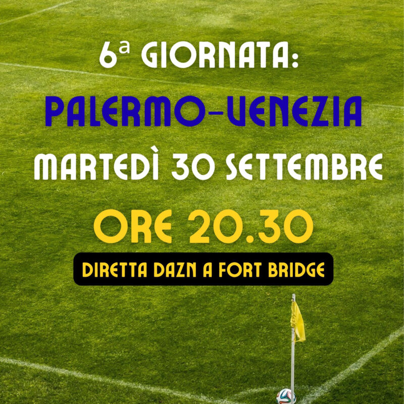 Le partite del Palermo Calcio al Circolo