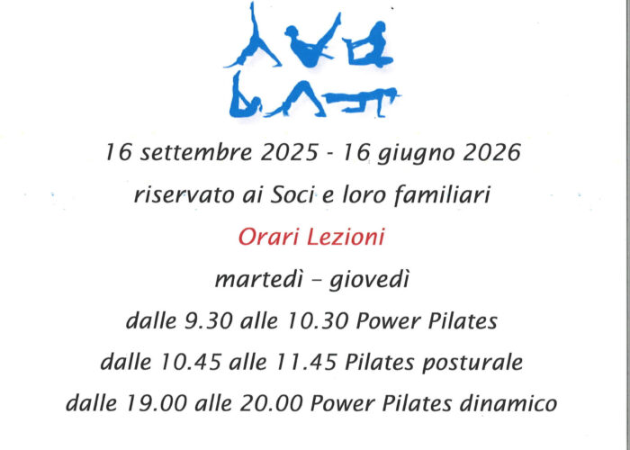 Corso di Postural Pilates con Lilly Russo