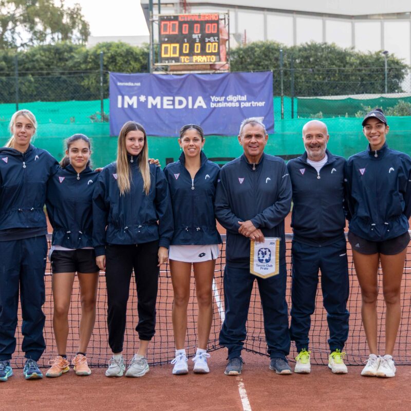 In A1 femminile finisce 2-2 Ct Palermo – Tc Prato