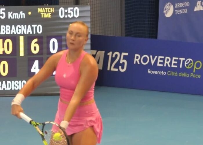 Abbagnato al turno finale delle qualificazioni al Wta 125 di Rovereto