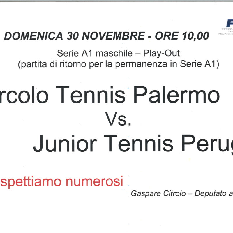 Serie A1 maschile, domenica 30 novembre