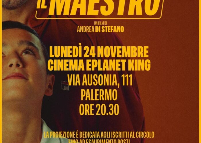 Invito per proiezione Film Il Maestro con Pierfrancesco Favino