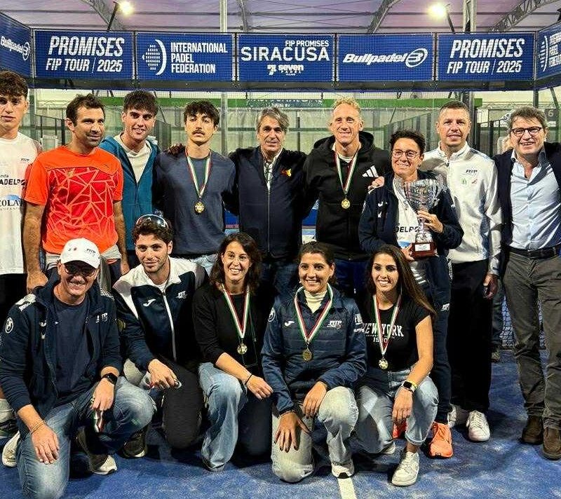 Coppa delle Province Padel: a Siracusa, la squadra di Palermo con tre nostri atleti chiude al 3° posto