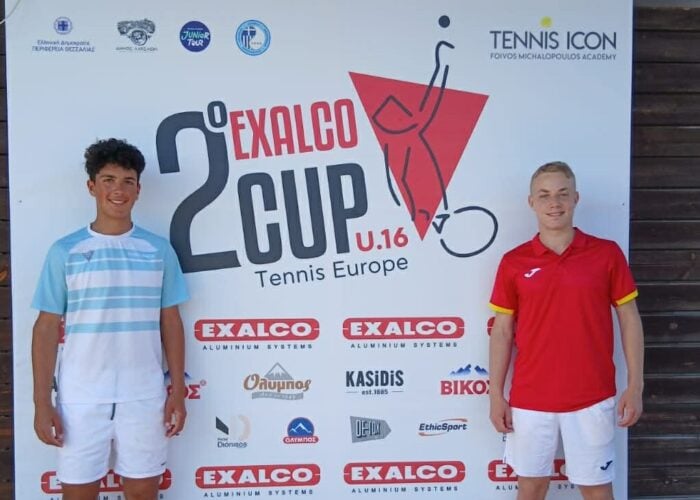 Carroccio in finale nel doppio a Larissa, prova T.E under 16