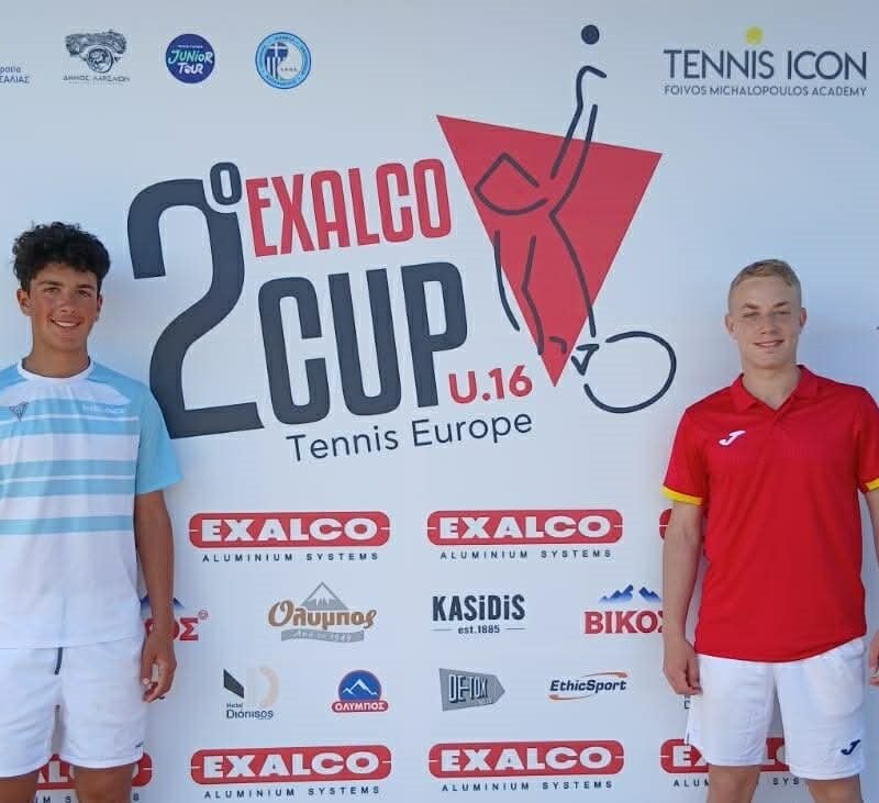 Carroccio in finale nel doppio a Larissa, prova T.E under 16